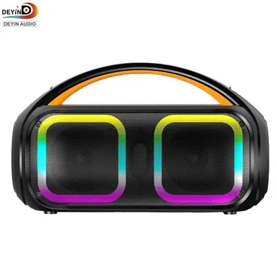 Di-wifr Cludadwy Cyrraedd Newydd Ar gyfer Siaradwr Bluetooth Gyda Goleuadau RGB LED